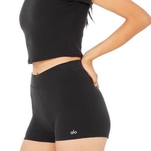 Alo Yoga Micro Waffle Pleasant Boyshort